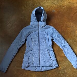 lululemon athletica Light Blue Puffer Jacket